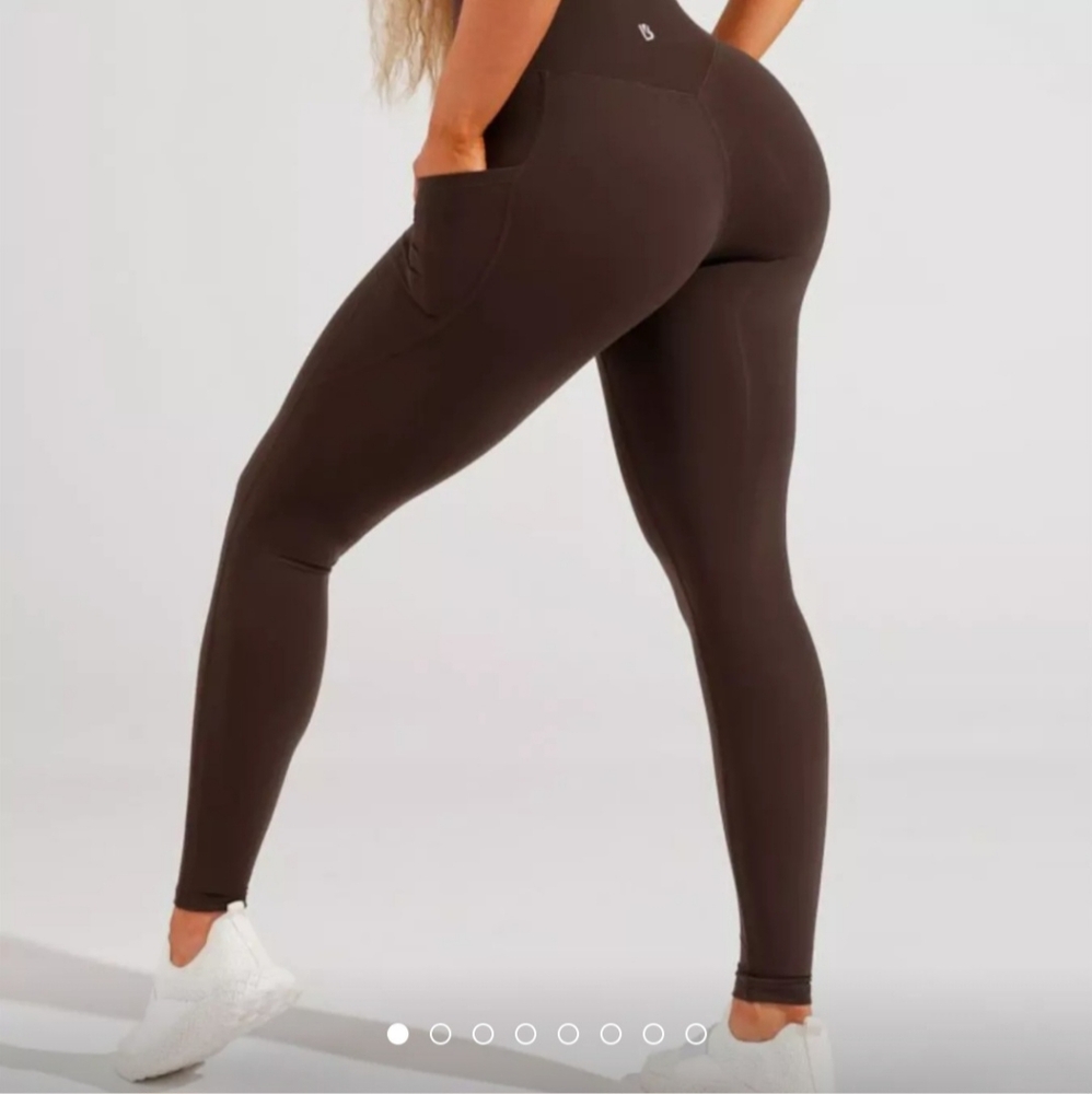 Buffbunny Rosa Pocket Legging - Journey Dark Brown, Size XL, NWOT